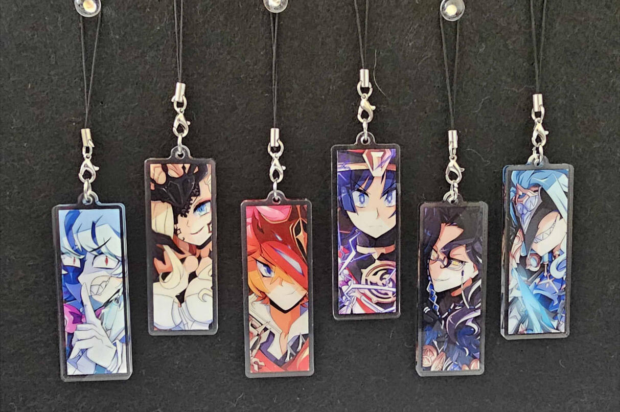 Genshin Harbinger Keychains